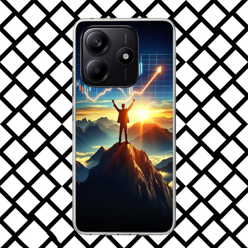 Trade Investment Forex Stock Market Phone Case for Xiaomi Redmi Note 15 14 14S 13 12 12S 11 Pro Plus 11E 11T 11S 10S 5G Soft Cov