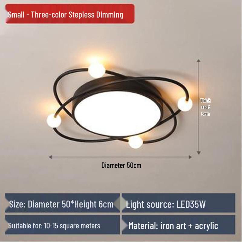 

2025 Nordic Creative LED Ceiling Lights Collection for Bedroom & Children’s Room Tmall Supported (With Remote)