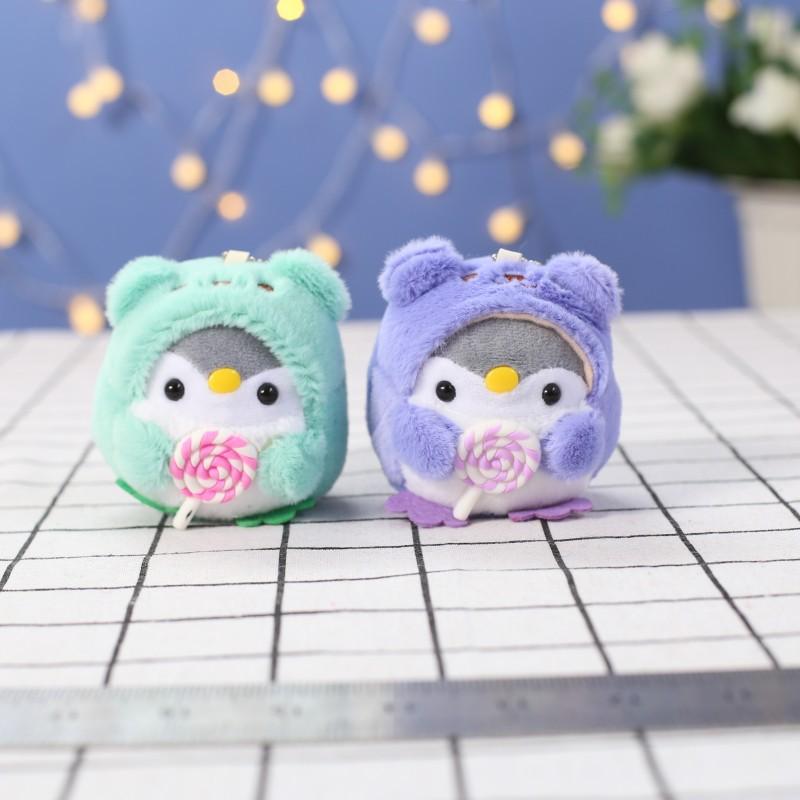 Cartoon Creative Lollipop Penguin Plush Toy Doll Pendant Doll Bag Keychain Doll Gift