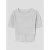 8SECONDS Button Waist Pullover Light Gray