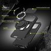Magnetic Metal Ring Stand Armor Case For Xiaomi 17T Pro Global Slide Push Window Lens Protection TPU Frame Plastic Phone Cover