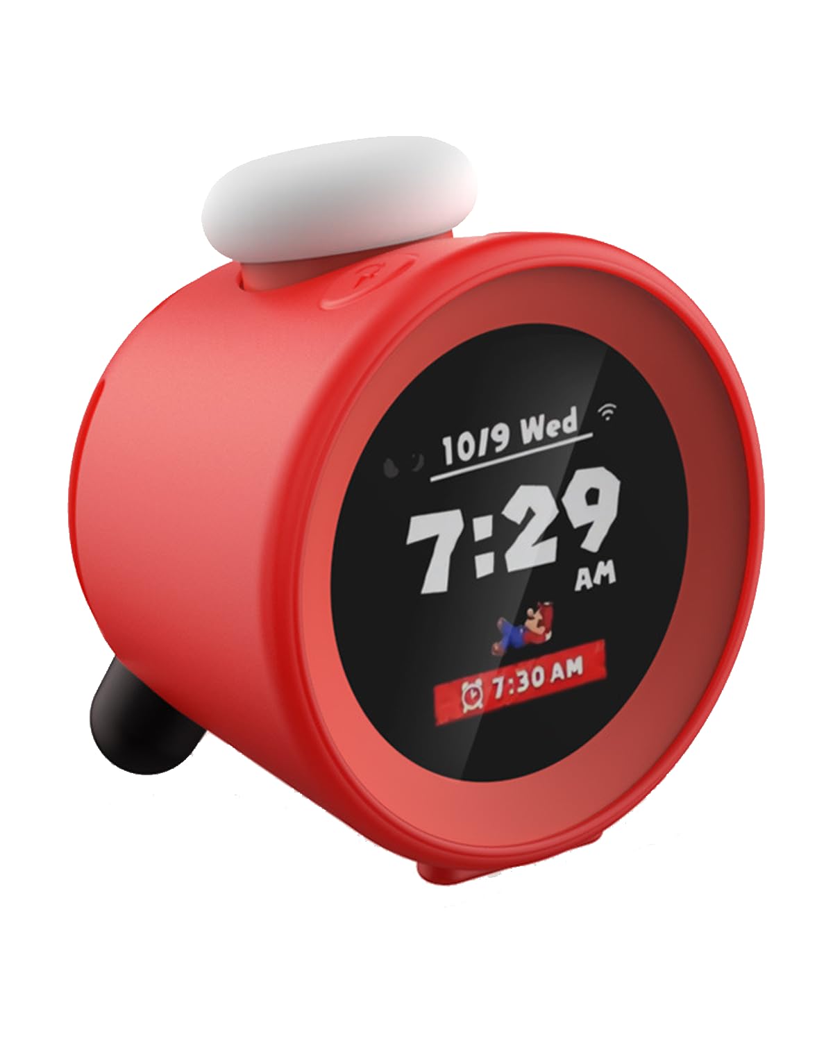 

YAJOJO Силиконовый защитный чехол для Nintendo Nintendo Sound Clock Alarmo Совместим с Nintendo Nintendo Sound Clock Alarmo (красный) - Ударопрочный,