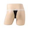 Bow Sissy Lingerie Men'S Sexy Elephant Nose Panties Mesh See Through T-Back Thong G-String  Stretch Long Penis Sheath Underwear