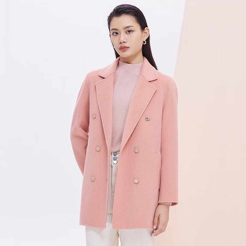 

JESSIE Женское двубортное пальто из смесовой шерсти