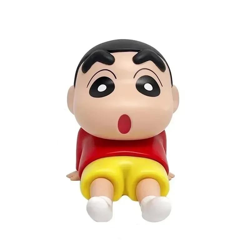 

Cute New Crayon Anime Phone Holder Cartoon Desktop Ornaments Doll Support Watching Decorations TV figure for Poseable Articulated Scale Detailed