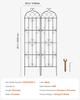 2 Packs Metal Garden Trellis for Climbing Plant Support 87x20 In Rustproof