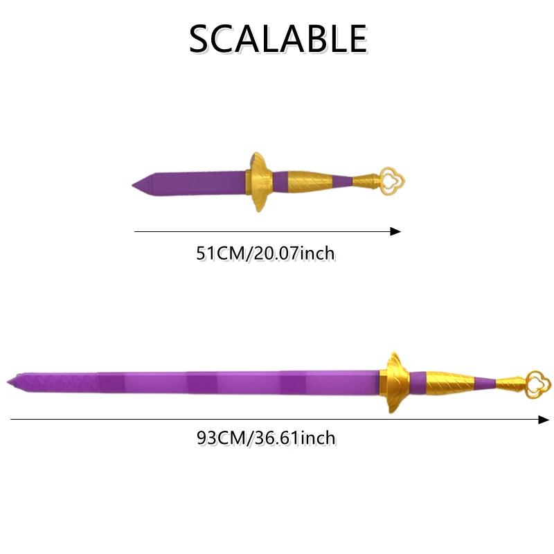 KPop Dämonenjäger Zoey Rumi Mira Cosplay 3D-gedruckter Huntrx Jubelstab Leuchtstab Unterstützungsstab Waffen Halloween Kostüm Requisiten