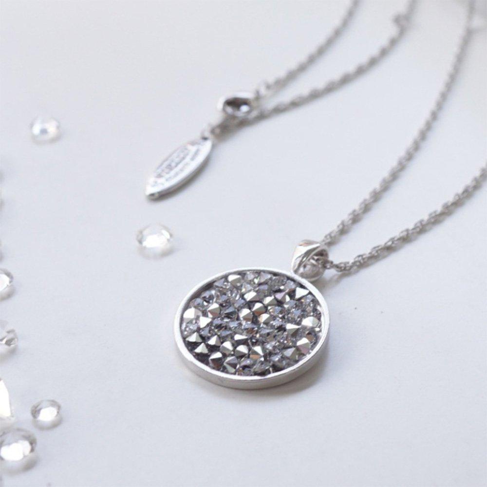 Women's Crystal Twinkle Chain Long Necklace