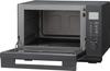 Panasonic Microwave Oven 26L Flat Table Far Infrared W Heater Swing Search Infrared Sensor Black NE-MS268-K