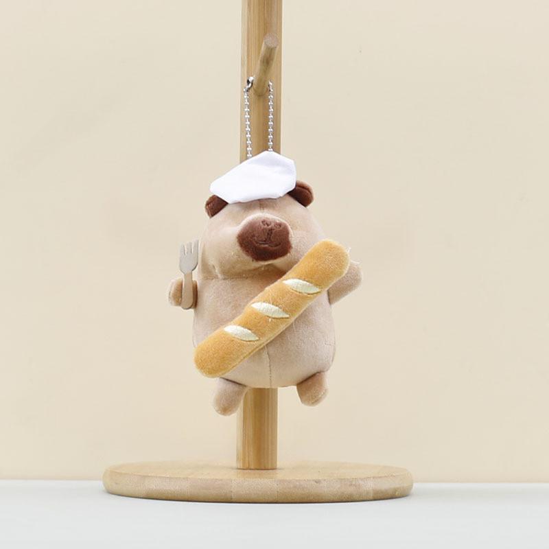 

Stick Dolphin Cartoon Simulation Plush Toy Pp Cotton Filled Decoration Keychain Baguette Capybara