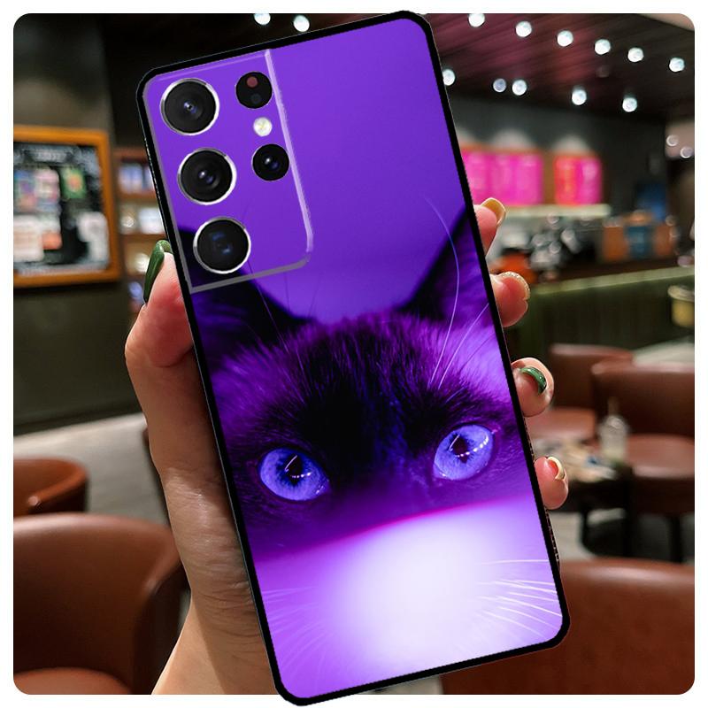 

Purple aesthetic Phone Cover For Samsung Galaxy S23 S21 S22 Ultra S20 FE Note 20 Note 10 S8 S9 S10 Plus Case Galaxy S10