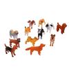 Dog Figurine Set Multi Breeds Lifelike Educational  Ature Puppy Figurine Toys for Children Aged 4-6
