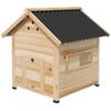Outdoor Duck House with Ramp, Removable Bottom and Ventilation Holes, 78x90x92 cm, Wood