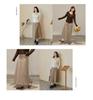 Korean High Waist Plaid A-Line Midi Skirt - Plus Size, Flaw-Slimming Women's Fall Fashion (66070)