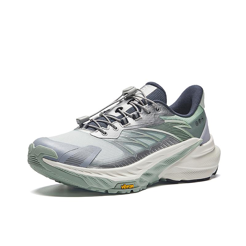 Anta Explore Trendy Comfortable Non-Slip Wear-Resistant Low-Top Casual Running Shoes Women sneaker Gray Green 922445587-1