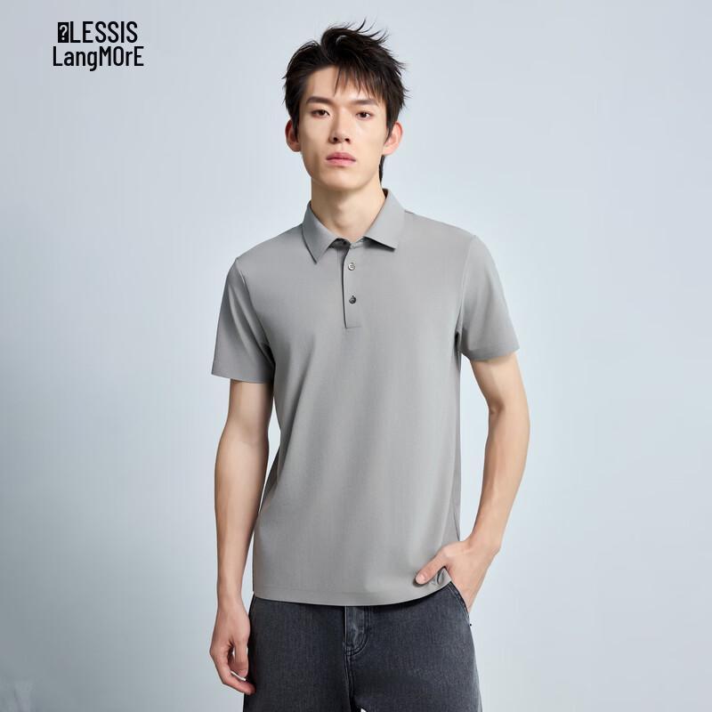 Lilanz Men s Commuter Business Cool Short-Sleeve Polo Shirt XL