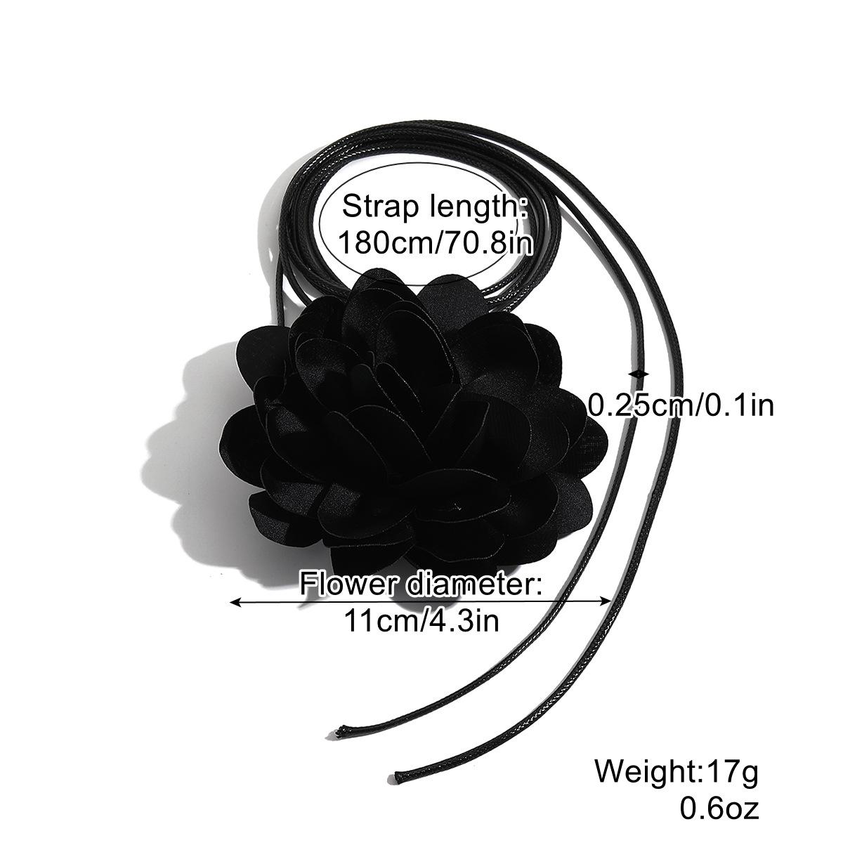 

Ожерелье для женщин Ювелирные изделия ручной работы Сетчатое цветочное колье-чокер Ожерелье-цветок Камелия Цветочное цветочное ожерелье Цепочка на ключицу Элегантное ожерелье