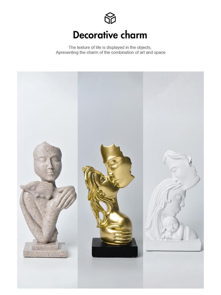 Elegant Resin Ornaments for Home, Office, or Bookshelf Display