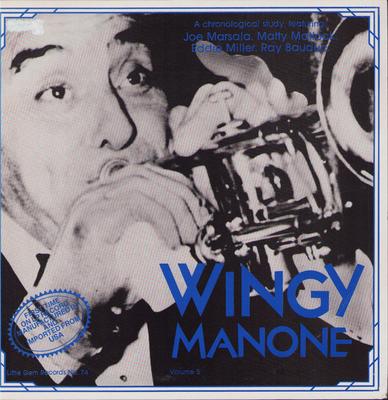 LP Record WINGY MANONE - Volume 5 NO74 Little Gem Reco US Jazz Used
