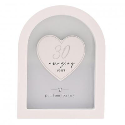 Amore Arch Plaque 18cm - 30 Years
