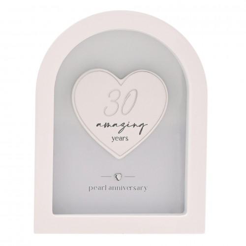 Amore Arch Plaque 18cm - 30 Years
