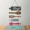 Bless The Food Before Us Wall Art Wooden Hanging Sign Large Wall Hanging Tag  Dining Room Bedroom