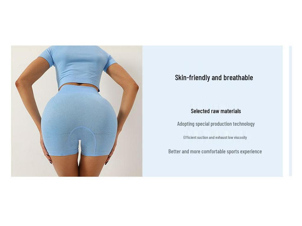 Seamless Two-Piece Racerback Tank & Shorts Yoga Set for Women