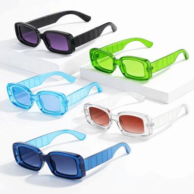 Fashion Hip-Hop Small Square Sunglasses Vintage UV400 Sun Glasses Candy Color Cool Traveling Eyeglasses Women Men