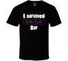 Ich habe das Blue Oyster Bar Polizeiakademie T-Shirt überlebt