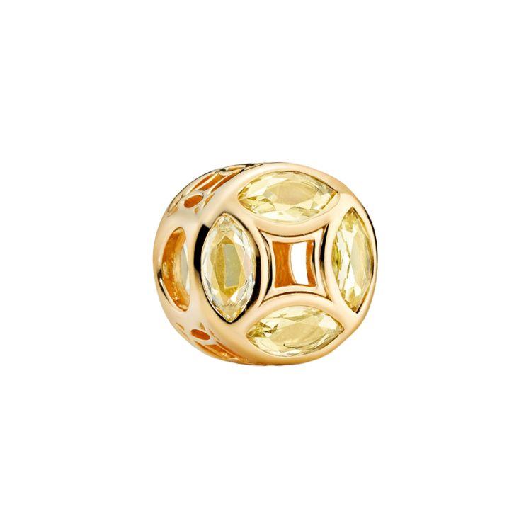 Pandora Shine Wealth Prosperity Charm Unisex Charm 767821CSY Gold