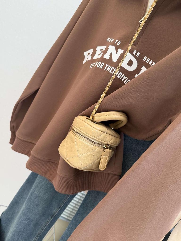 Women's Retro Korean Style Half-Zip Polo Collar Sweatshirt - Early Autumn 2025 Collection