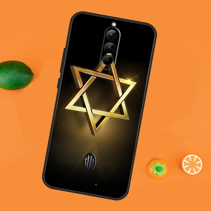 

David Jewish Star Symbol Case For ZTE Nubia Red Magic 8S 9S 10S 8 9 10 11 Pro Plus 6 7 6S 7S Pro RedMagic 10 Air Cover Red Magic 7 Pro