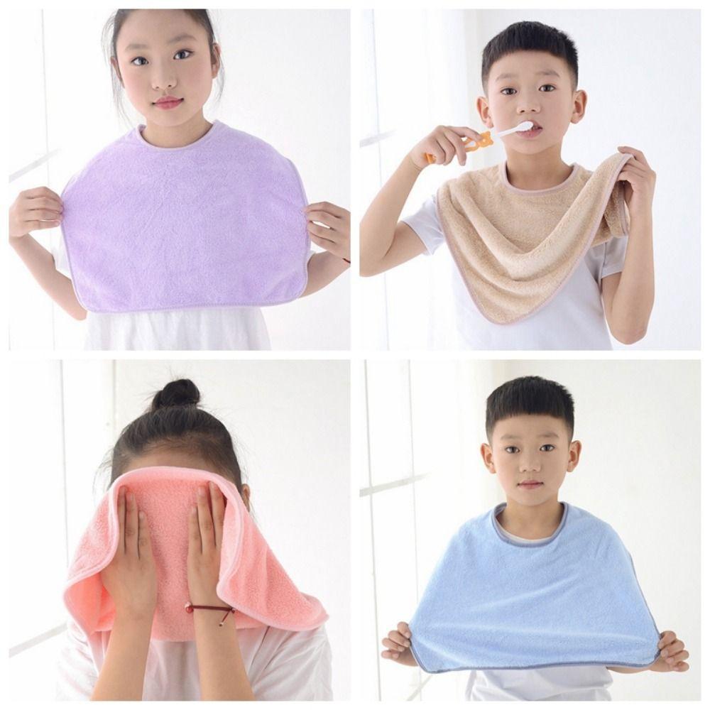 Soft Infant Bibs Absorbent Kids Feeding Eating Apron Comfortable Newborn Burp Cloths Feeding Time