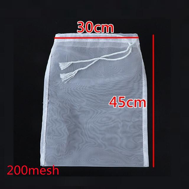 3 Bags Nut Milk Bag Commercial Reusable Almond Milk Bag Strainer Fine Mesh Nylon Cheesecloth Cold Brew Coffee Filter 300 Mesh