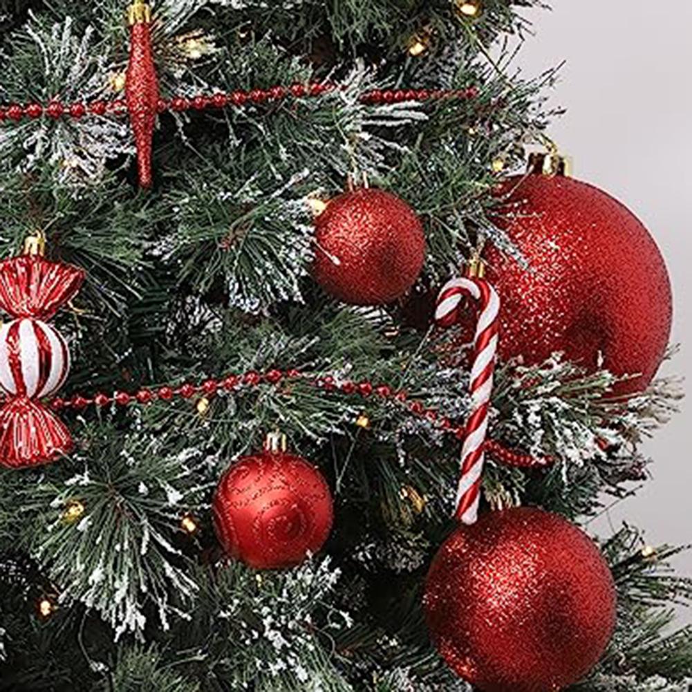 Christmas Decoration Christmas Tree 3cm Christmas Baubles Breakage Resistant Effortless Hanging Multiple Styles