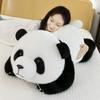 Cute Prone Cartoon Panda Plush Toy Pillow For Children And Room Decoration