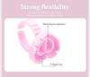 Heart 100Pcs/Bag Disposable Eyelash Extension Glue Holder Blooming Cup Tattoo Lash Glue Ring Plastic Colorful Eyelash