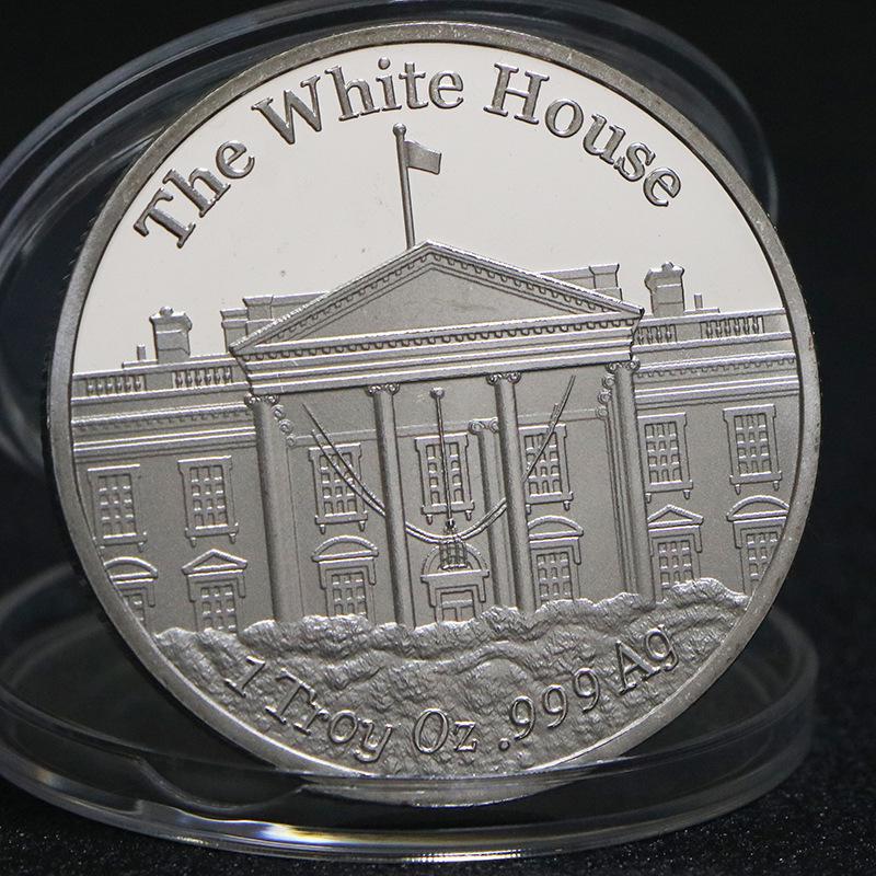 Silver Commemorative Coin & Medal Collection: Foreign Currency Ornament & Craft Gift