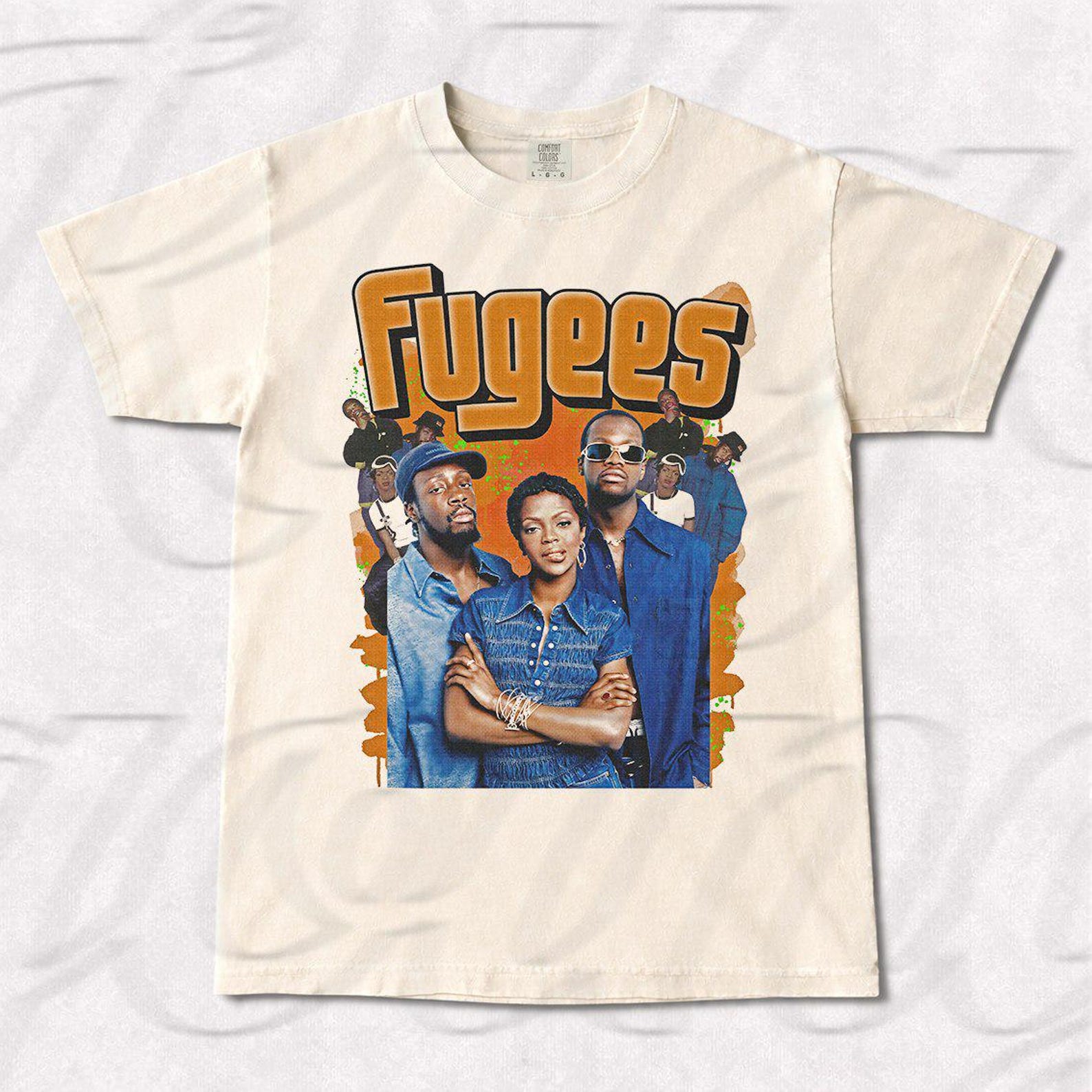 Vintage Fugees Hip Hop T-Shirt - Unisex Music Tee FD M