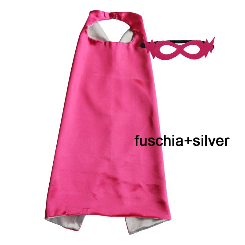 Kids Superhero Capes Plain Satin Solid Capes Boys Girls Birthday Party Favor Anime Cosplay