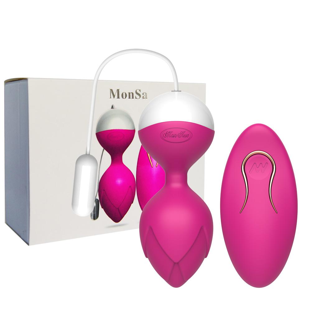 Wireless Remote Control Vaginal Ball Vibrator 10 Speeds Kegel Ball Vibrating Eggs G Spot Stimulator Vibrators Sex Toys Women Vibrating Egg Masturbator