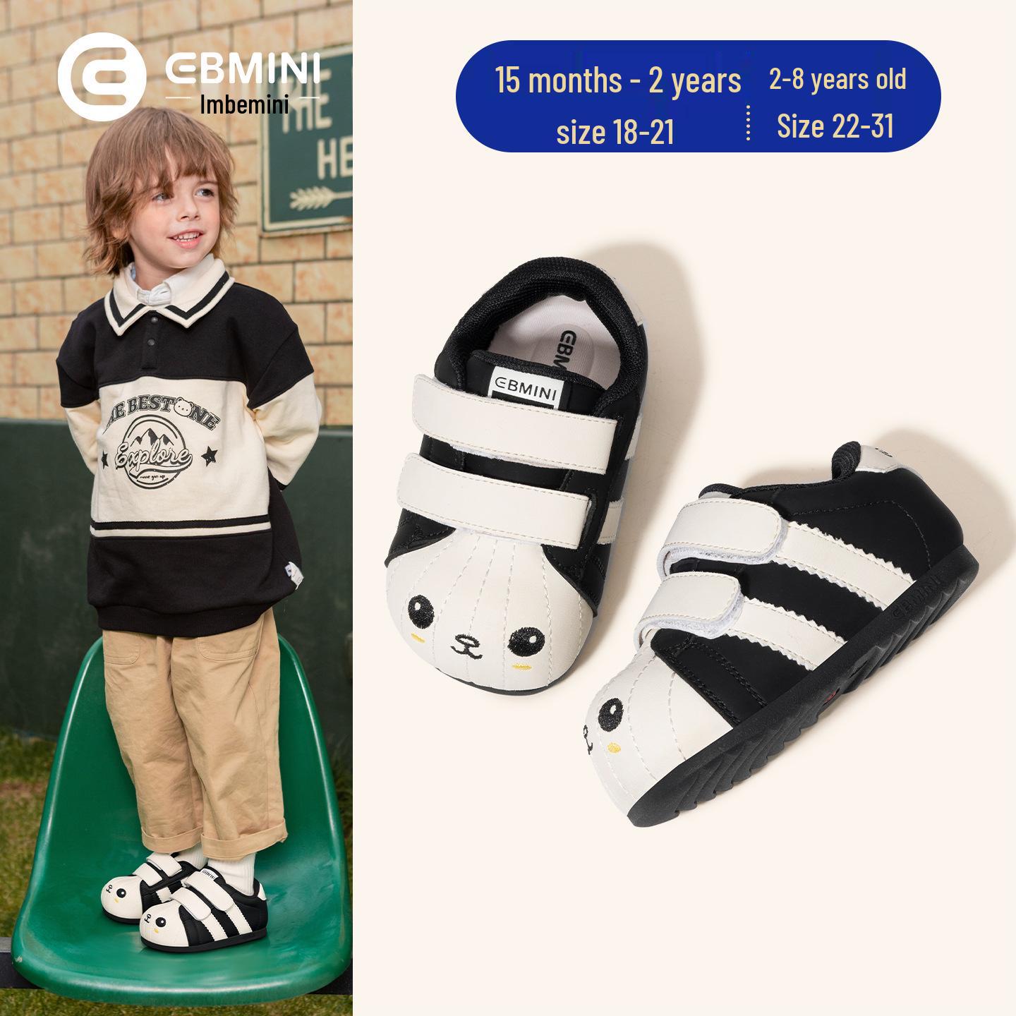 

Ying Baimini Baby Shoes 2025: Non-slip Soft Sole Toddler Skate Shoes for Boys & Girls, Autumn/Winter Cartoon Design. Size 25, Inside 15.5CM, Fits Foot 15.0CM