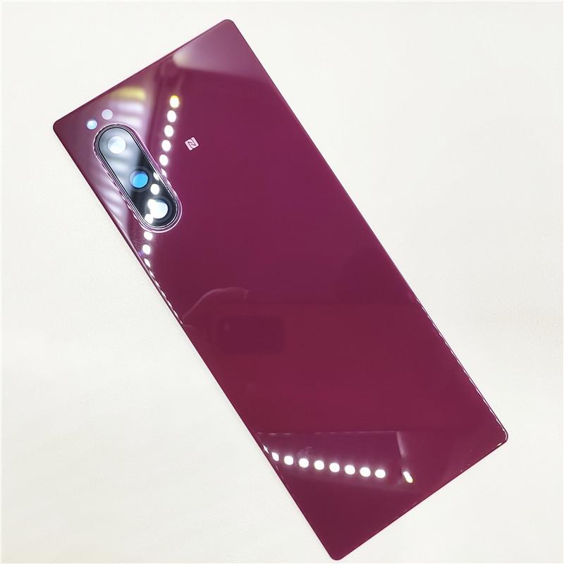 Cover Posteriore in Vetro per Sony Xperia 5 J8210 J8270 J9210 Sostituzione Alloggiamento Porta Posteriore Batteria