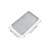 1pc Draining Tray Layer Rectangular Pp Kitchen Drip Rack For Cup Tea Tableware Drying Storage Drain Draining Table Tray Pad