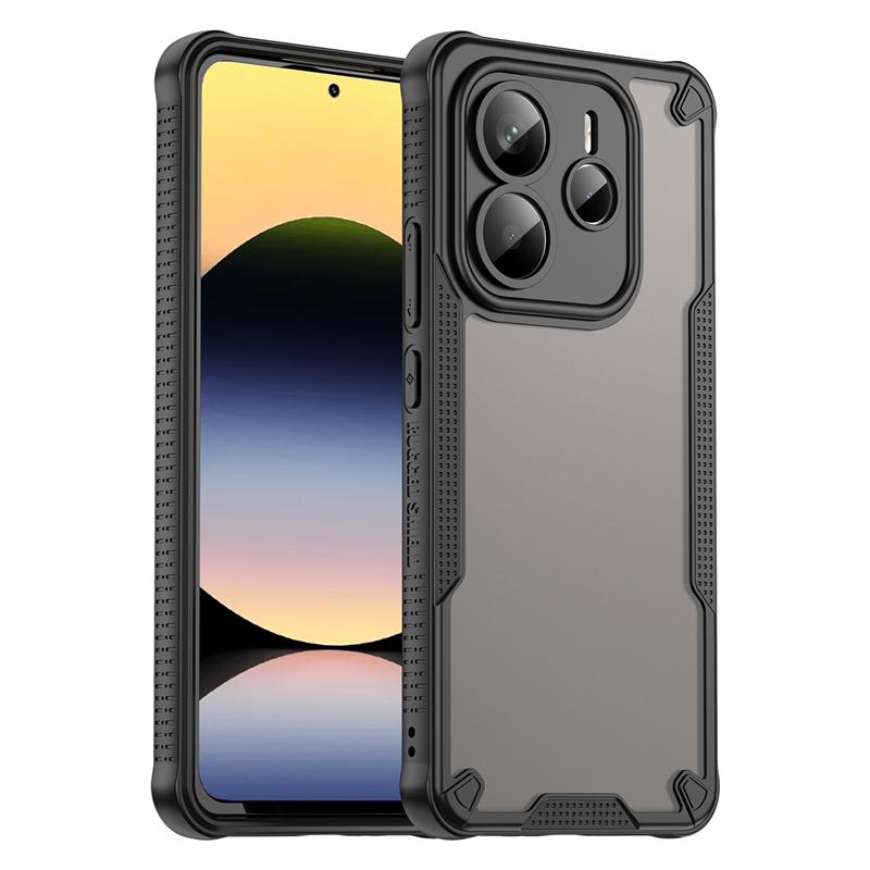 Translucent Phone Case For Xiaomi Redmi Note 14 5G Matte Armor Back Cover For Redmi Note 14 Case Cover For Redmi Note 14 5G Case