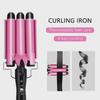 Three-Tube Water Ripple Curling Iron with Electric Plywood