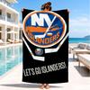 Islanders Hockey Pride Beach Towel, Super Soft Microfiber, Perfect Gift for Her/Him, Birthday, for Pool, Beach, Travel, Decor Beach Party