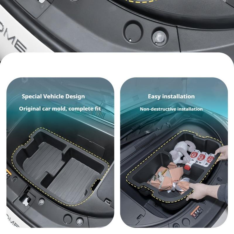 For Geely EX2 Car Front Trunk Storage Box Front Compartment Organizer Interior Storage Modified