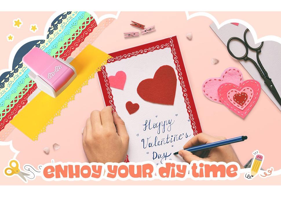 סט חותמות יצירה עם גבול פרחים, 2 חלקים, לכרטיסי מתנה בעבודת יד