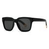  New Retro Oversized Square Women Sunglasses Fashion One Piece Leopard Shades UV400 Men Punk Sun Glasses